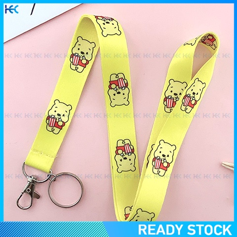 Tali Lanyard Motif Kartun Lucu Untuk Gantungan Kunci / Kartu Id / Pass / Handphone