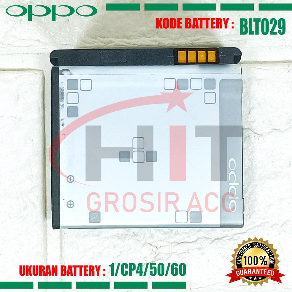 Baterai Battery Ori OPPO BLT029 R1001 JOY , R821 MUSE , R815 CLOVER