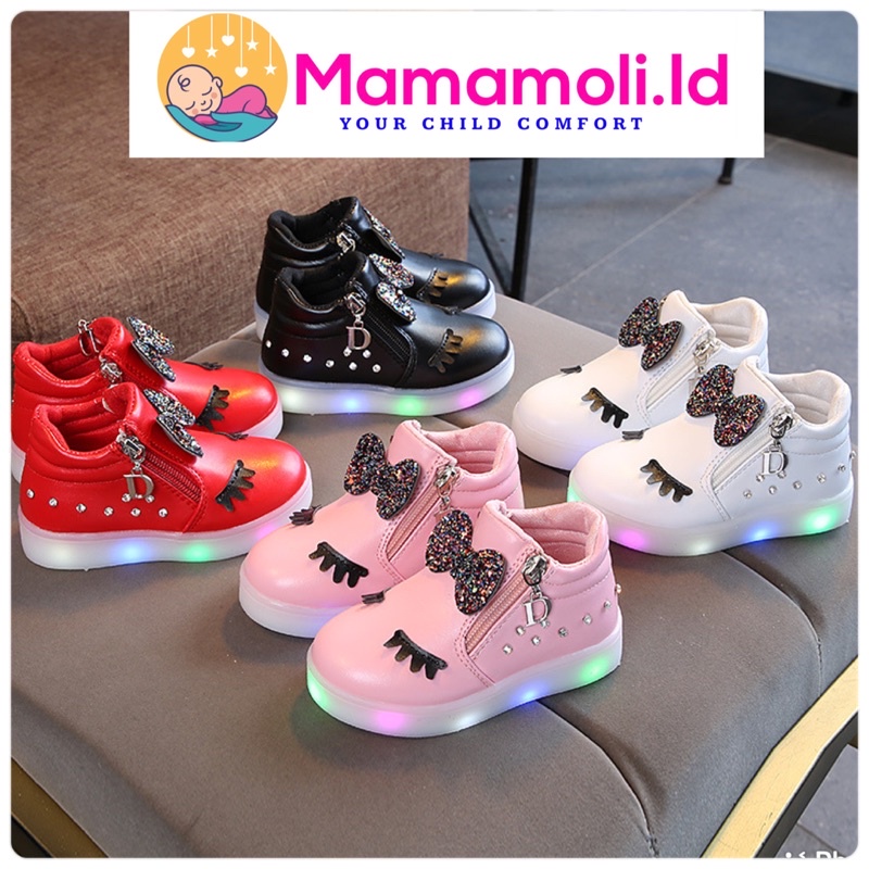 Sepatu Anak Anak Laki Perempuan / Sepatu Anak Anak / Sepatu LED Nyala Lampu Anak Anak Perempuan Laki laki Kedap Kedip/ Sepatu Sneaker Anak Laki Laki Perempuan ? Sepatu Sekolah Anak Anak / Children LED Shoes / Kid Shoes Boy Girl/ Sepatu Anak Import