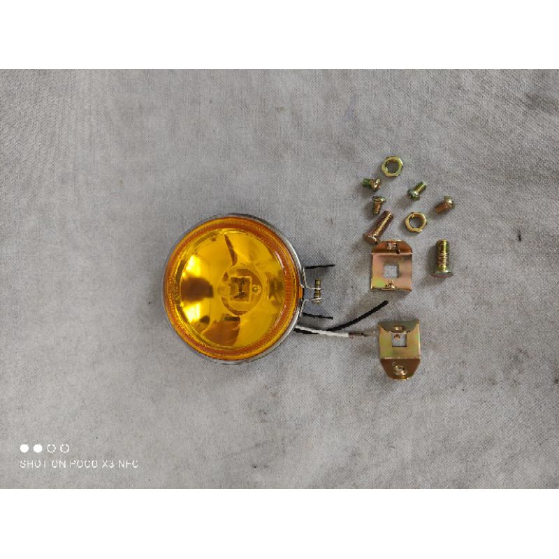 LAMPU SOROT KODOK BULAT LAMPU KABUT BULAT FOGLAMP BULAT LAMPU SOROT KABUT FOG LAMPU MOBIL MOTOR