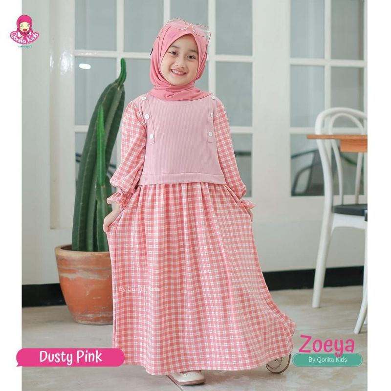 Gamis Zoeya by Qonita Kids