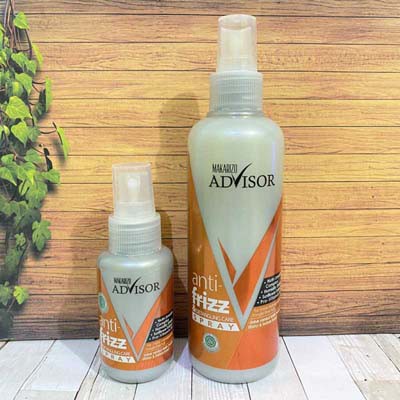 Makarizo Advisor Anti Frizz &amp; Detangling Care Spray 70ML &amp; 240ML Anti Kusut_Cerianti