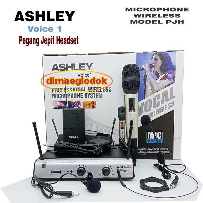 Produk Terbaru Mic Werles Wirles Ashley Voice1 Pjh Mik Pegang Mik Jepit Mik Headset