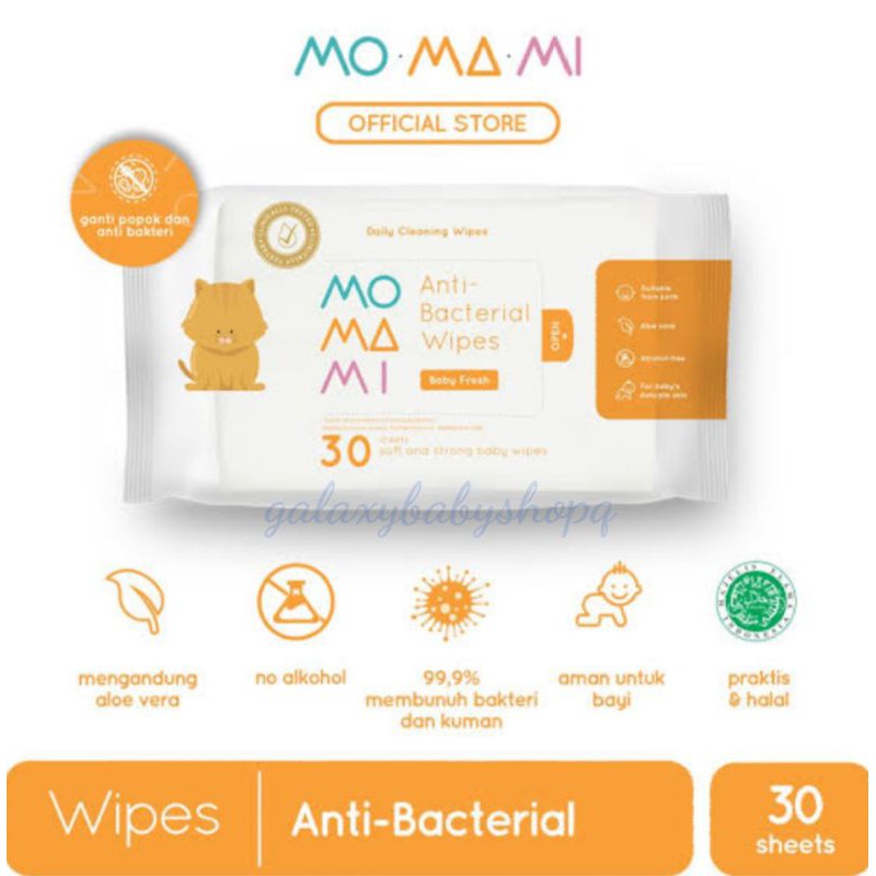 Momami Anti bacterial Wipes