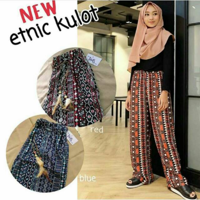 New  Etnic Kulot/ Celana Kulot Harga Murah