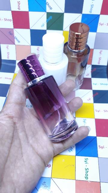 Botol Parfum Spray Tabung Bulat  60 ml