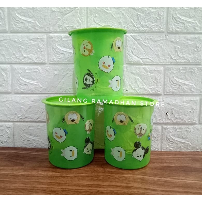 TERBARU 3PCS TOPLES CALISTA SERBAGUNA/ TOPLES MOTIF KARTUN ANAK/ BENTUK; BULAT/ TINGGI; 15CM/ LEBAR;