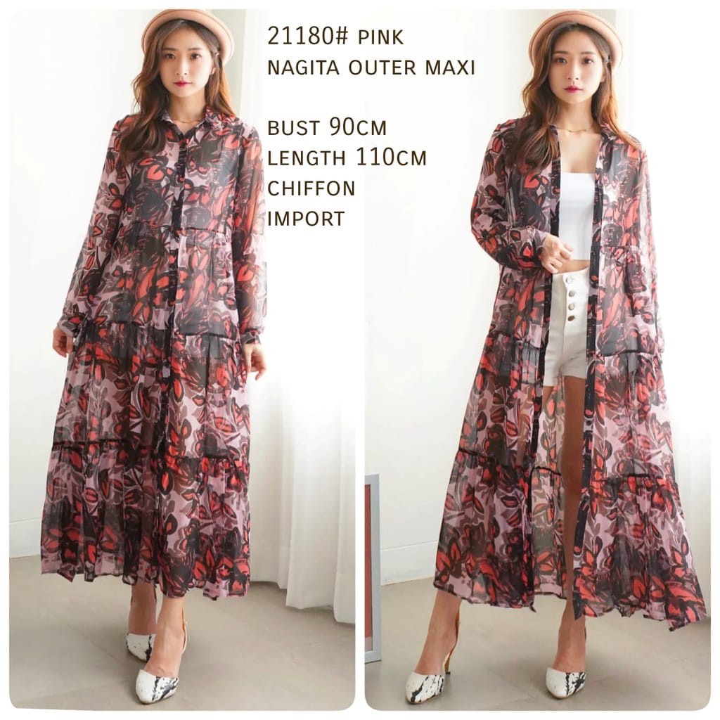 TM 21180/21190  NAGITA Dress Maxi/OUTER (2in 1) import(tanpa furing)-6