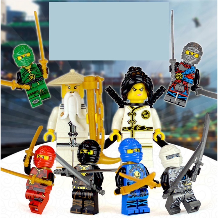 Mainan Balok Susun Minifigure Model Ninja Untuk Anak