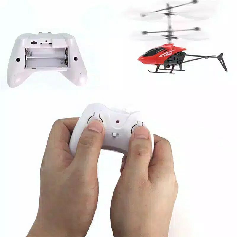 family games Pesawat helikopter rc terbang sensor remote control