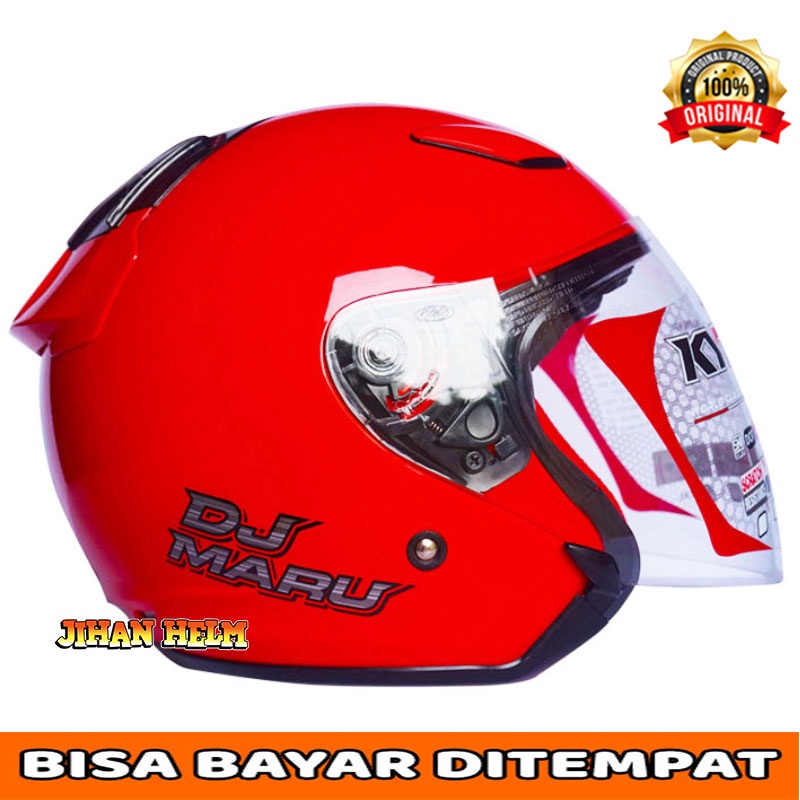 HELM / KYT / DJ MARU / HELM KYT / HELM KYT DJ MARU UNGU TERMURAH-6