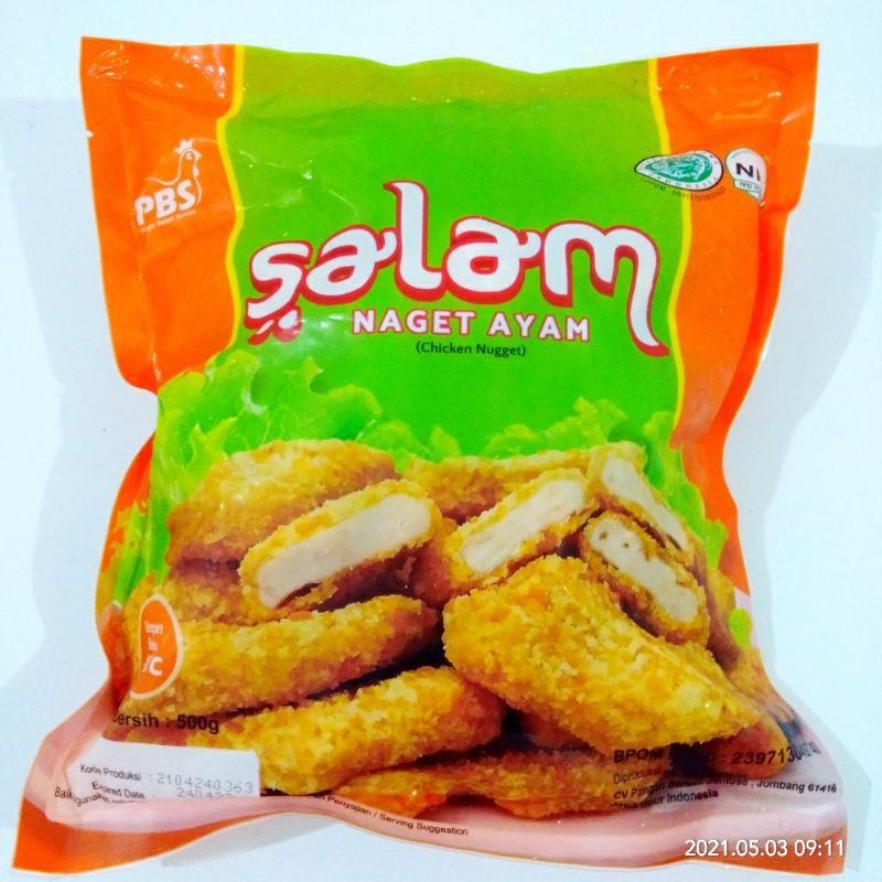 

Salam Chicken Nugget 500 gram