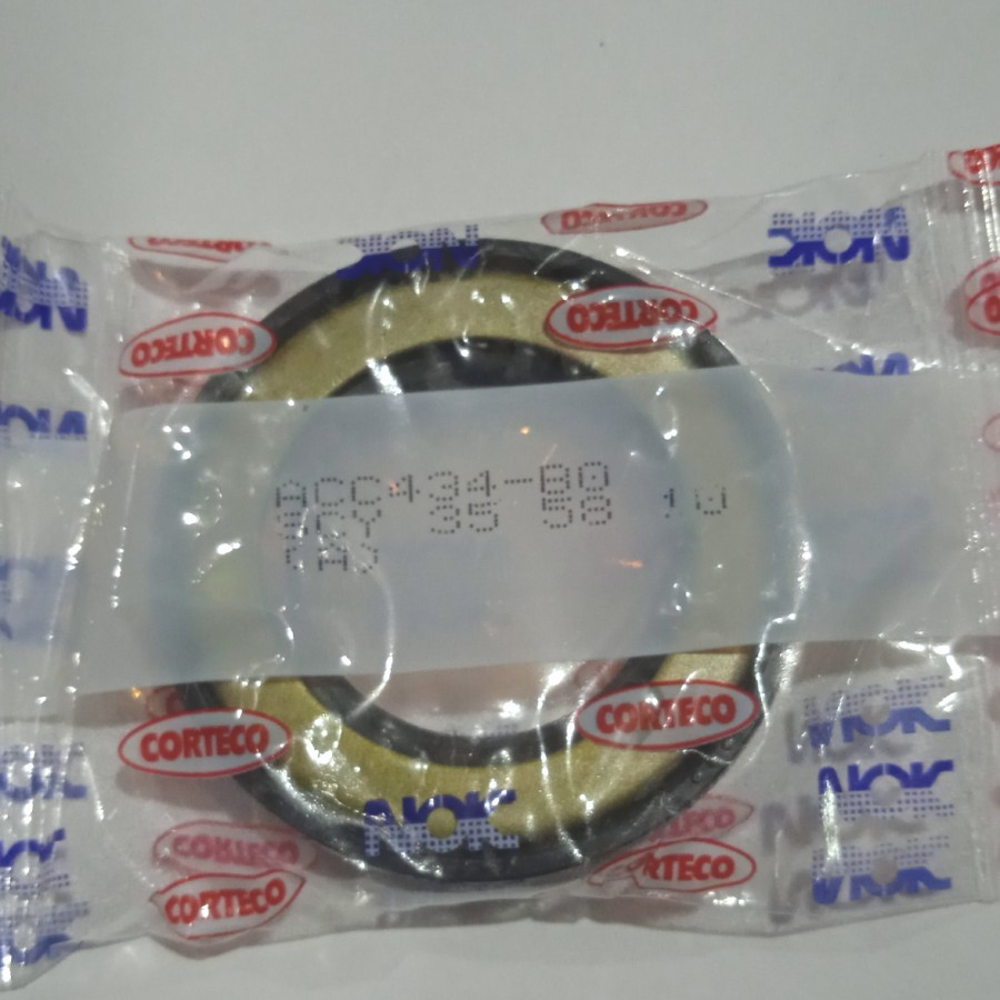 sil roda belakang dalam L300 diesel NOK CORTECO seal wheel hub SCY 35x58x10