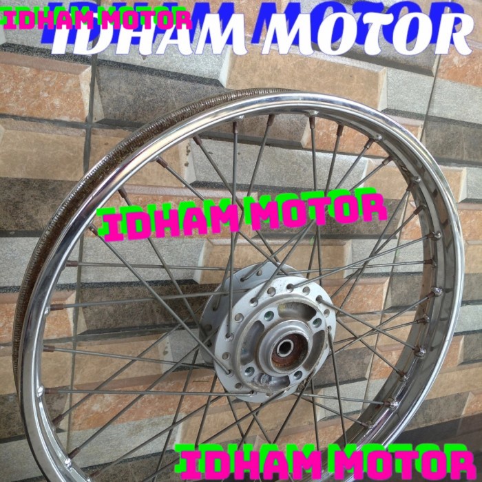 MURAH - VELG DEPAN JARI JARI MOTOR SUPRA FIT NEW PNP REVO RAMPING PERTAMA ORI