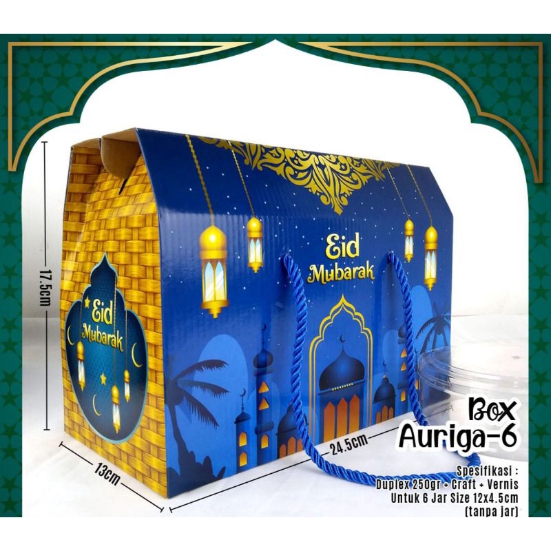 

Box toples Lebaran Idul Fitri Box kue