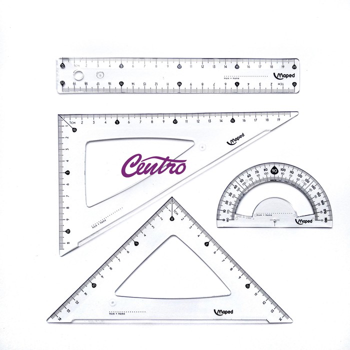 

Maped Ruler Essentials Medium Set4Pcs Penggaris 20cm Peralatan Sekolah Berkualitas
