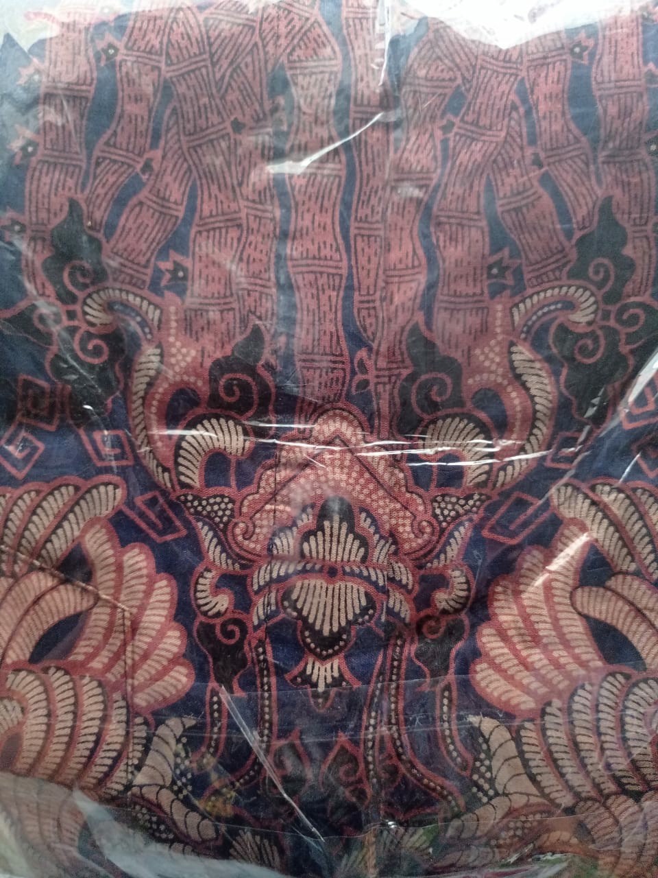 Batik Pria Lengan Panjang Batik Azmil Hrb026 Motif Keratonan Kode 002 Size M L Xl Xxl Reguler
