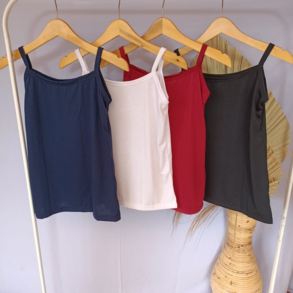 Tanktop Wanita Polos Bahan Kaos Polyester Tank Top Tanktop Wanita Polos Bahan Kaos Polyester Tank Top