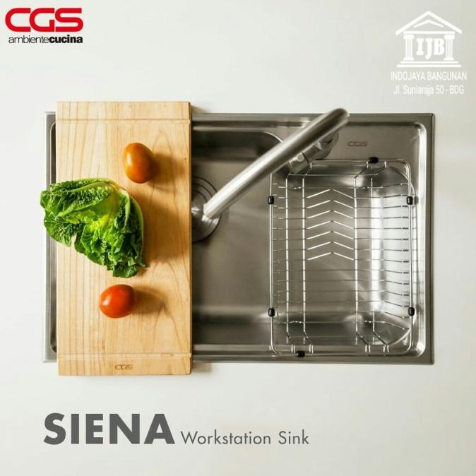 Produk Terbaik] Bak Cuci Piring CGS Siena Stainless Steel 304 Kitchen Sink