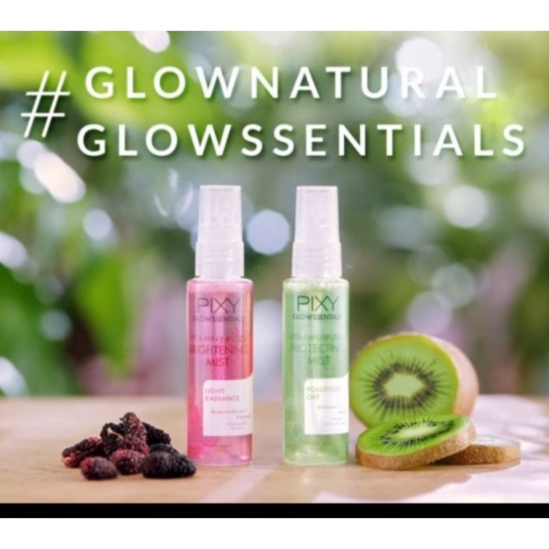 Pixy glowssentials brigtening mist