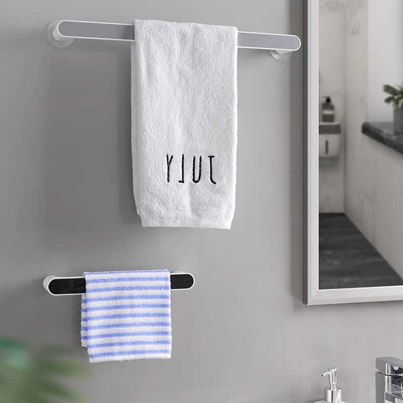 Rak Gantungan Handuk Kamar Mandi Rack Gantung Anduk Tempel Dinding Bathroom Towel Holder Minimalis