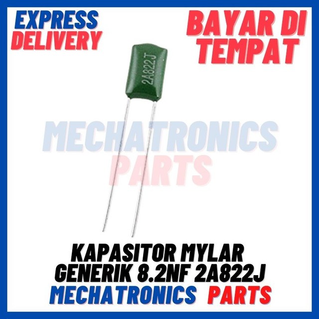 [PAS-9293] KAPASITOR MYLAR GENERIK 8.2nF 2A822J