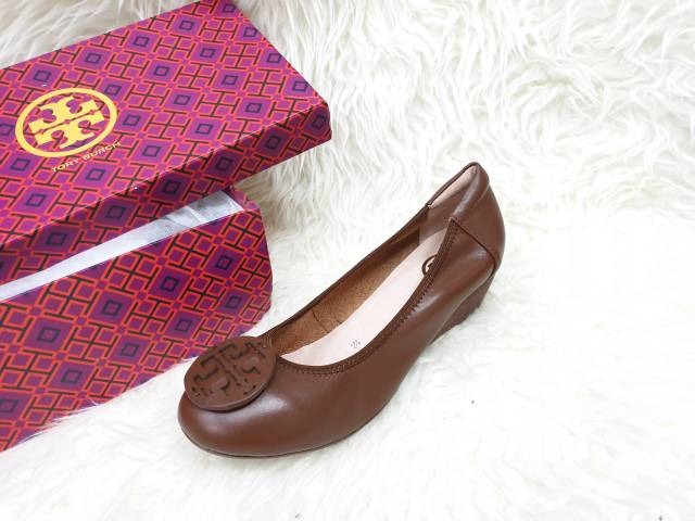 Tory burch wedges 4cm / sepatu tory