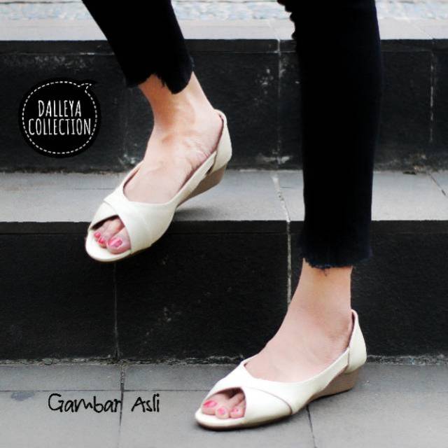 JOTUN - Lily Shoes Sepatu slip on wanita real pict cantik casual berkualitas-6