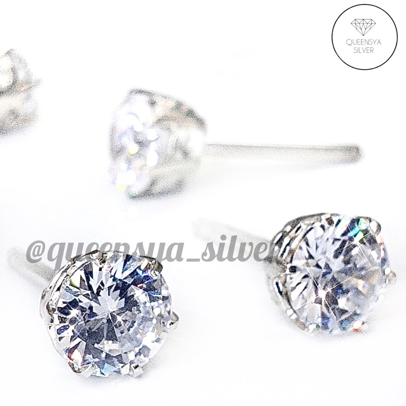 ANTING PERAK ASLI SILVER 925 || LAPIS EMAS PUTIH || ANTING GIWANG TUSUK DESI || BEST QUALITY &amp; BEST SELLER || ANTI KARAT SELAMANYA