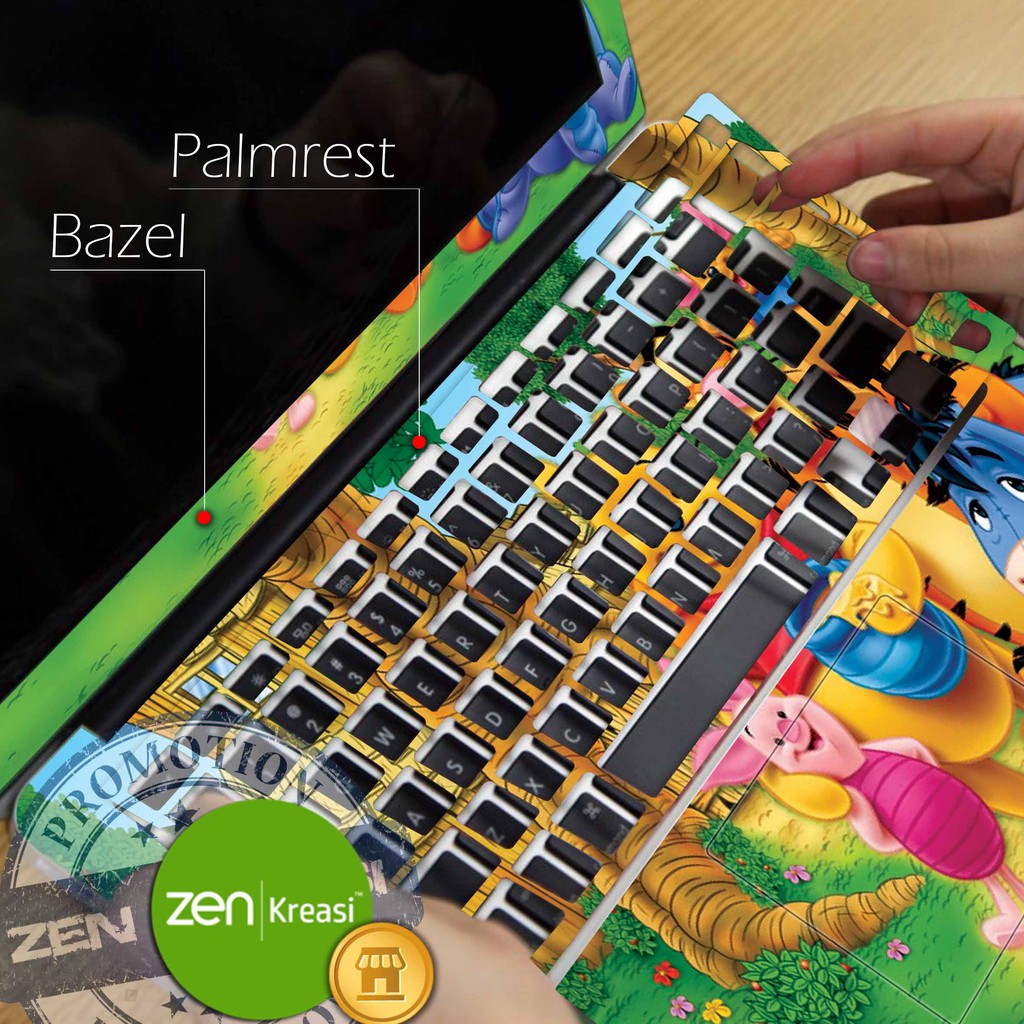 Skin | Bazel | Palmrest | Garskin Laptop Full Body | Winie The Pooh