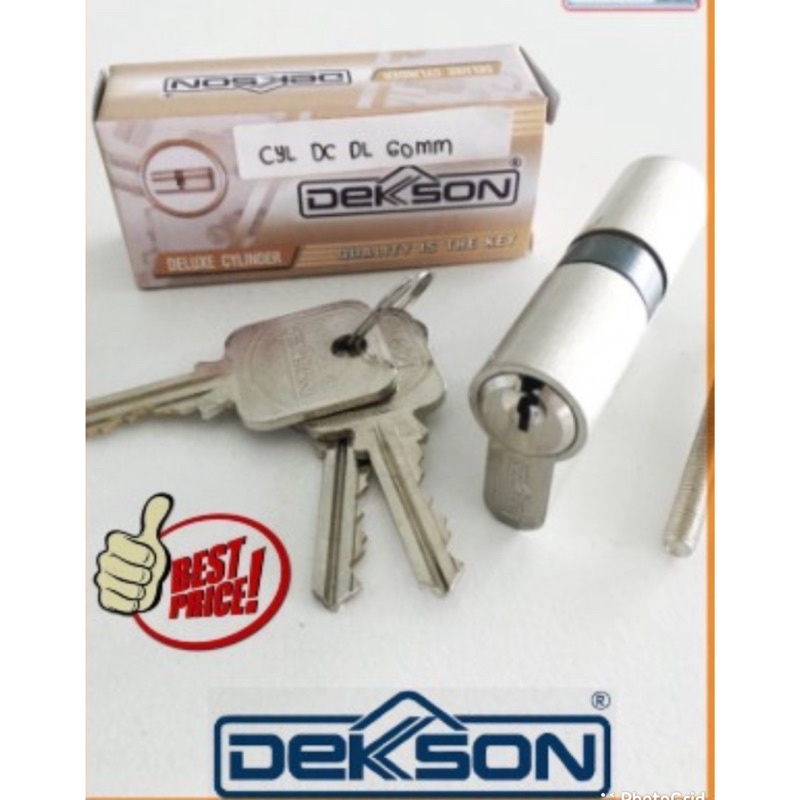 Dekkson Cylinder Kunci Pintu Cylinder dekkson 60 mm kunci pintu dekkson