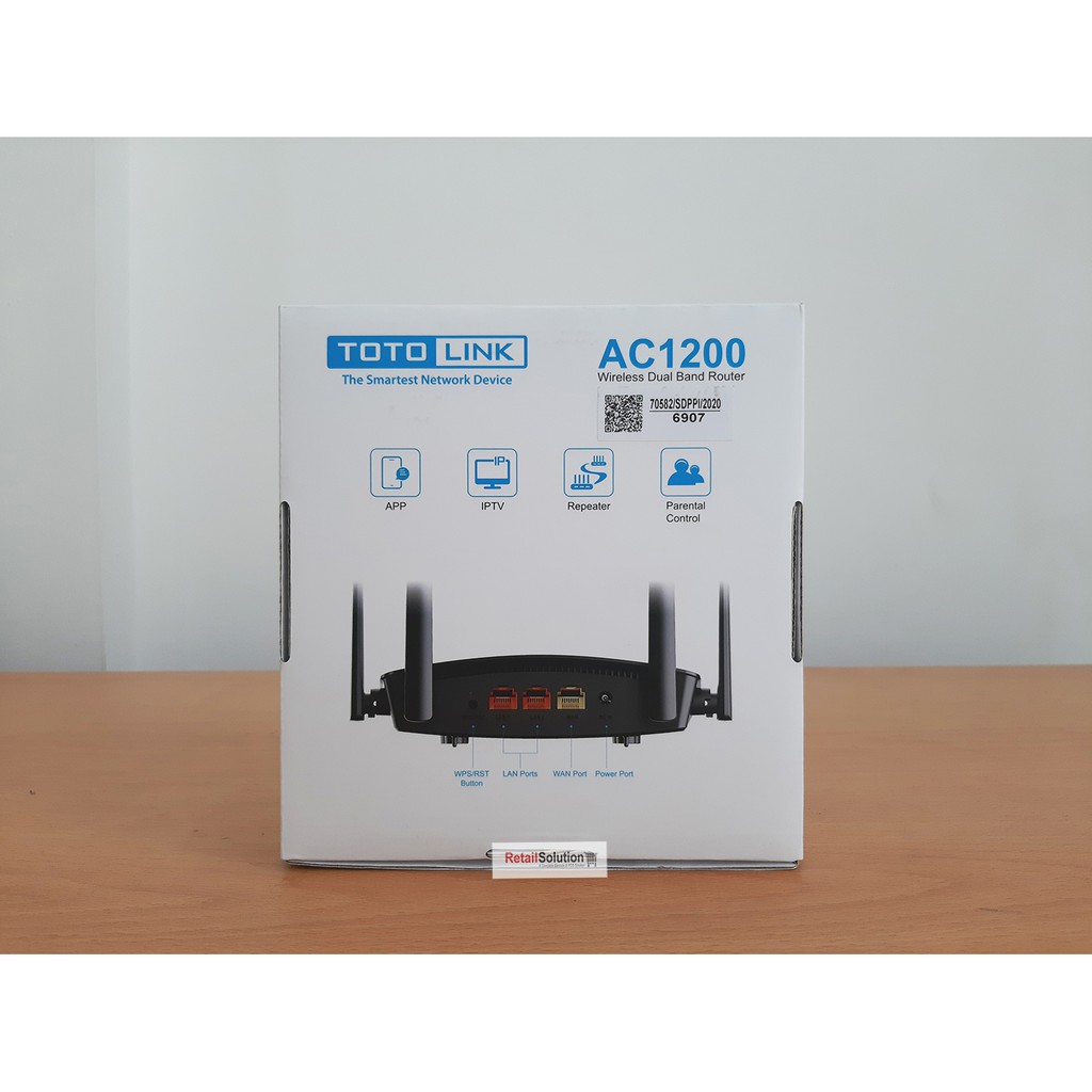 Router Wireless Dual Band AC1200 - TOTOLINK A720R / A720 R / A-720R