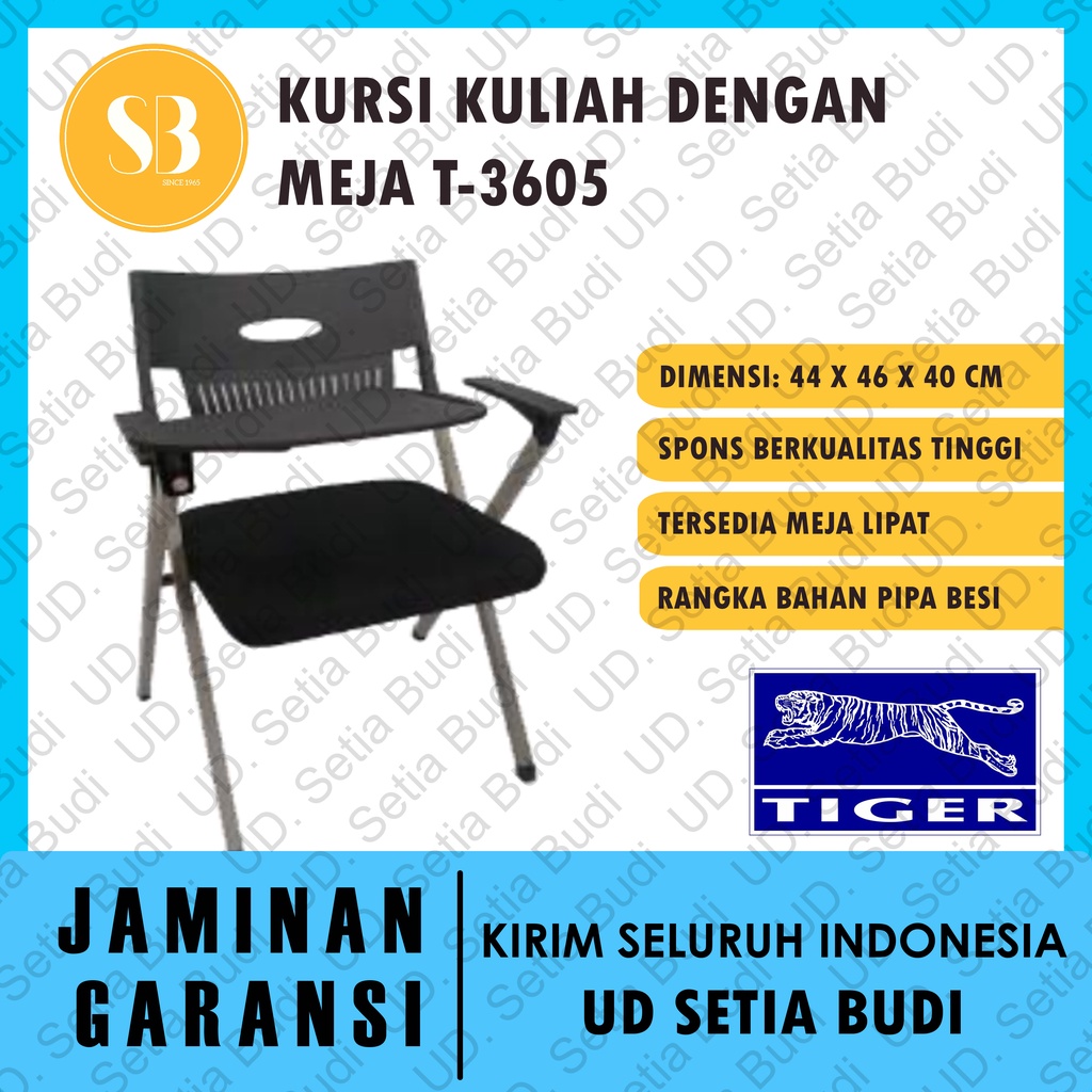Kursi Kuliah Meja Tiger T-3605
