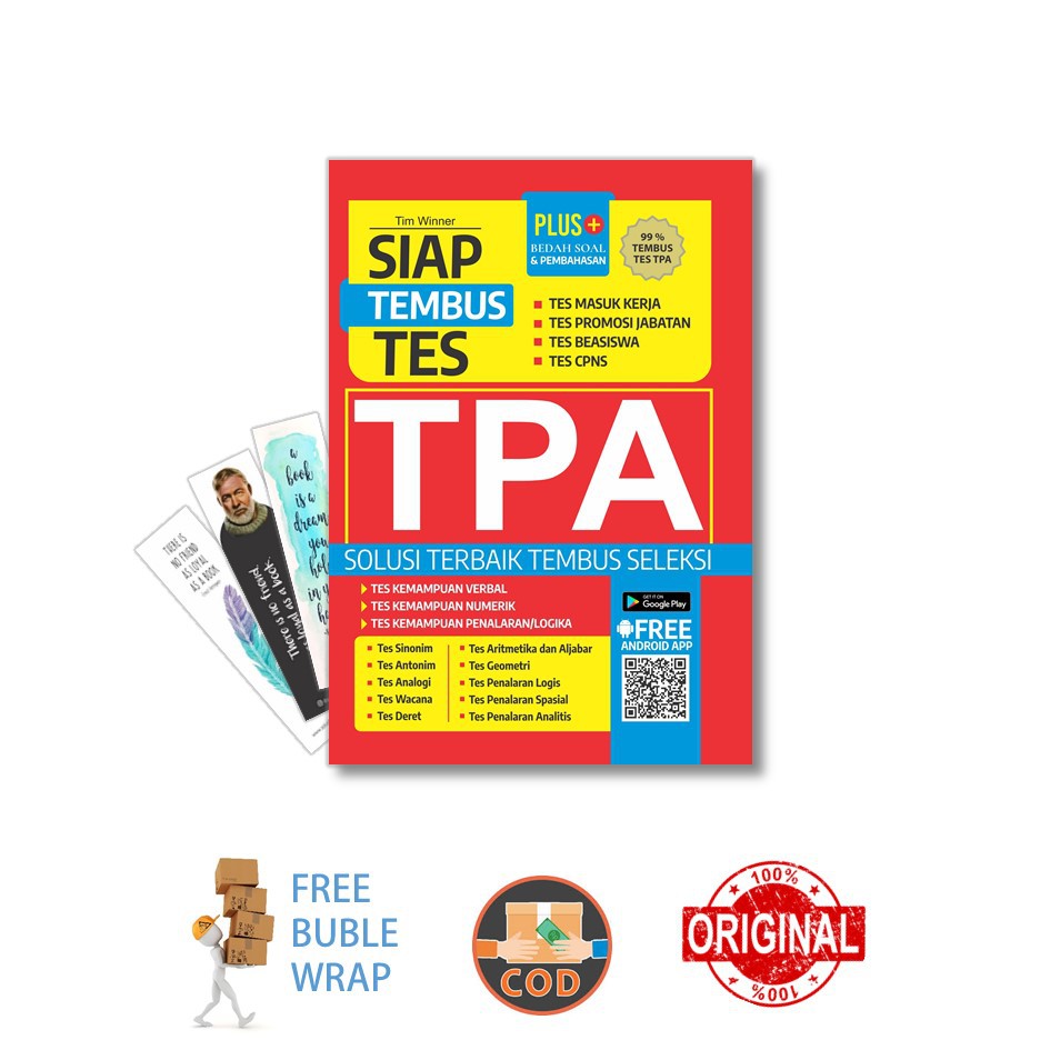 Buku Siap Tembus Tes Tpa 2020 2021 Shopee Indonesia