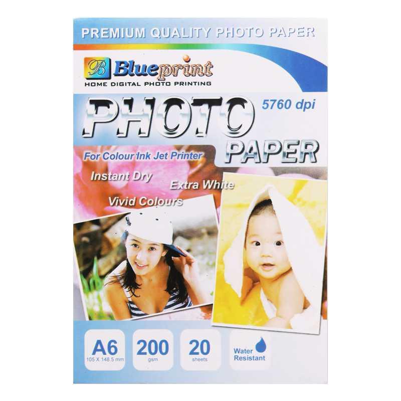 

Ready stock Blueprint BP-GPA6200 Photo Paper A6