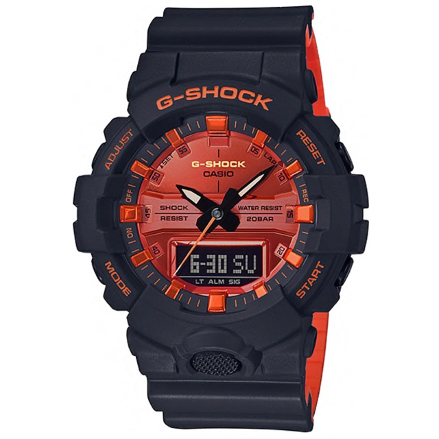 Jam Tangan Pria Casio G-Shock GA-800 GA-800BR-1A GA-800BR-1ADR (ORIGINAL)