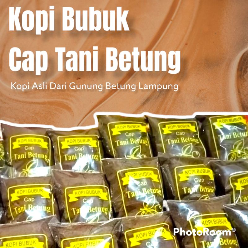 Kopi Robusta Cap Tani Betung (TB) 90 gr Kopi Bubuk Asli Dari Gunung Betung Lampung