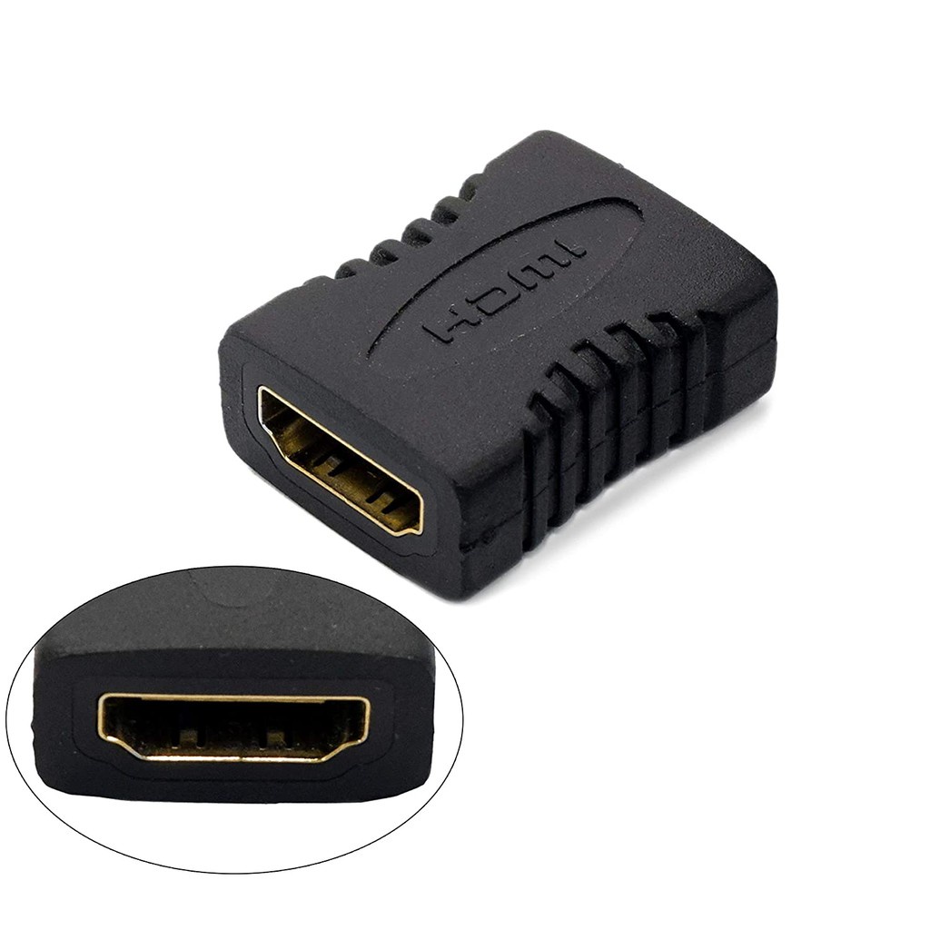 Connector Conector Konektor Converter Port extension perpanjang KABEL Hdmi Female To Female pc tv laptop