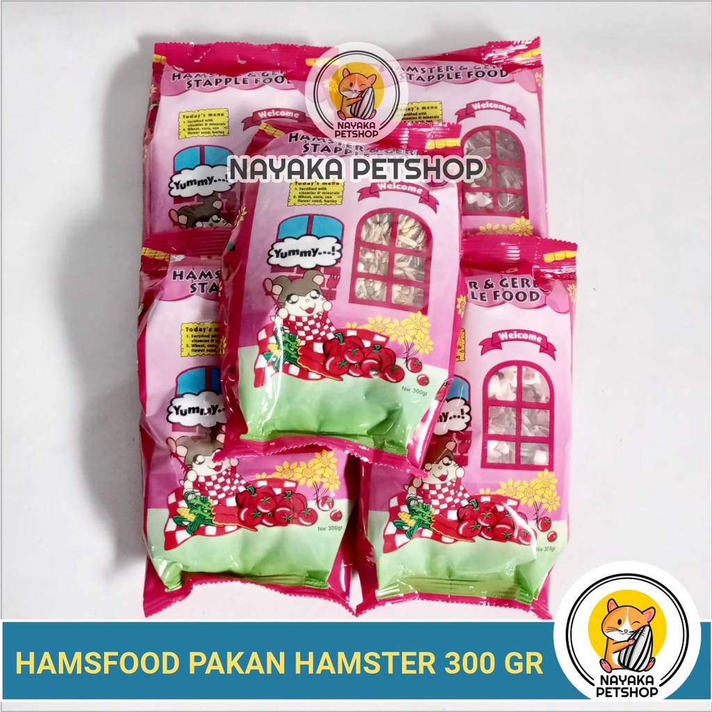 Hamsfood 300 gr Makanan Hamster Pakan Hamster Racikan