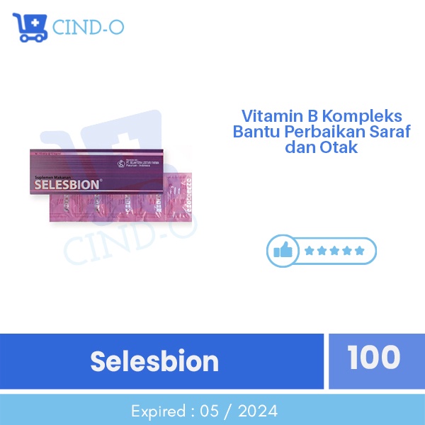 Jual Selesbion Per Box | Vitamin B Kompleks Bantu Perbaikan Saraf Dan ...