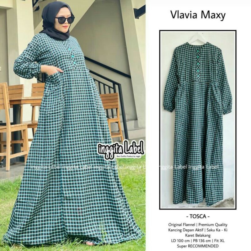 VLAVA Maxi Baju Muslim Inggita Label