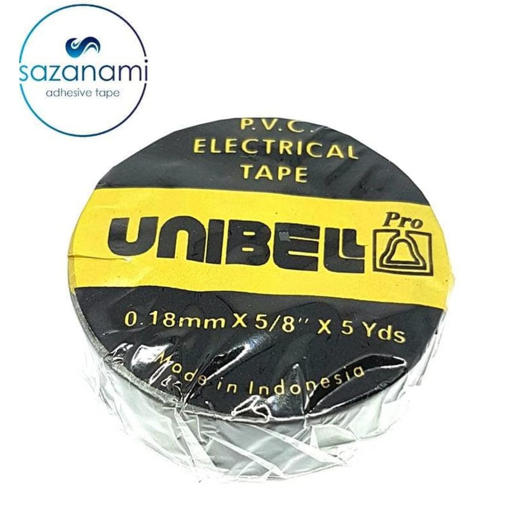

TERMURAH Unibell 18MM X 5 Yard Isolasi Listrik Kabel Electrical Tape sazanami