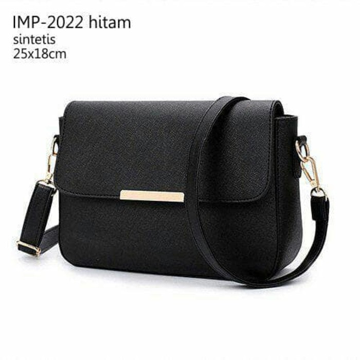 Tas Wanita Tas Branded Tas Murah  - 180 Hitam