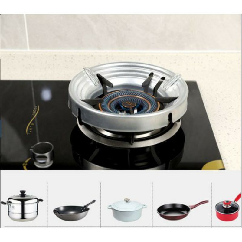 tatakan kompor gas cover kompor penghalau angin