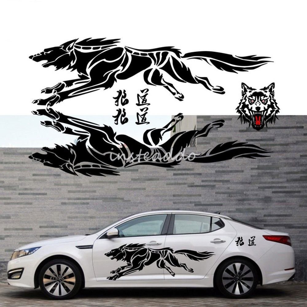 

stiker srigala stiker animall cuting sticker
