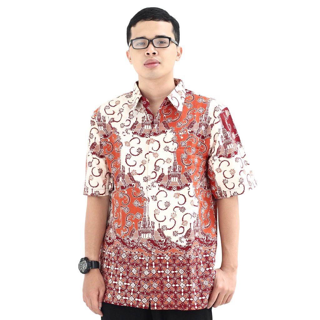 Model Baju Batik Pria Cap Asli Jambi Berkualitas - Zallatra S8