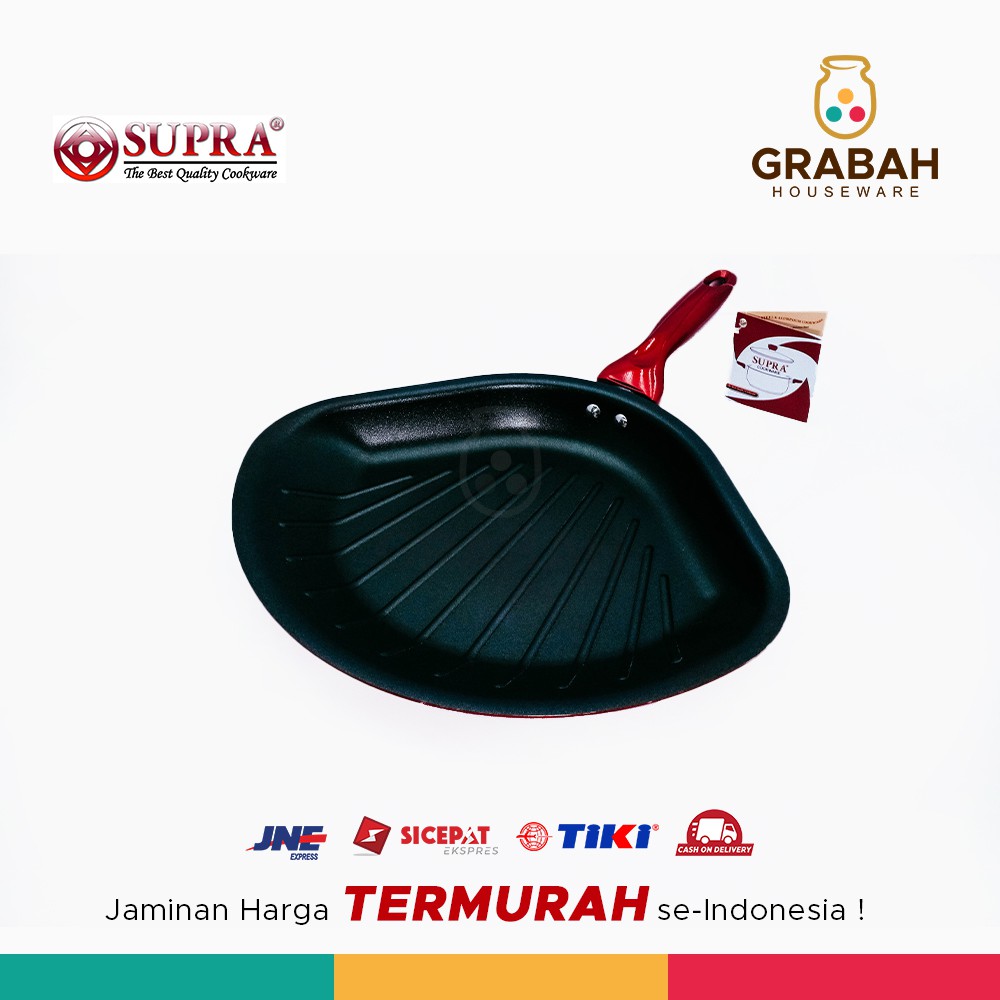 Supra Wajan Teflon Pemanggang Daging Shelly Grill Grabahhouseware