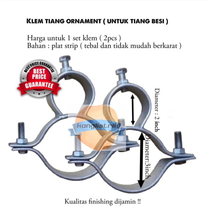 Jual Tiang Lampu Jalan 2 Inch Ornament Tiang Pju 2 Inch Tiang Beton