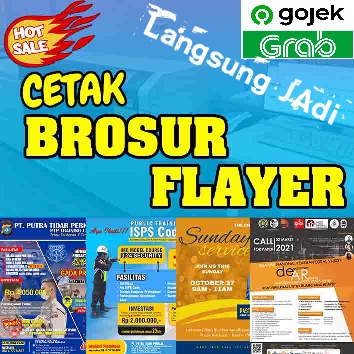 

Cetak Brosur A6 / Cetak Flyer / Leaflet Art Paper (min. Pemesanan 100 lembar) 1 HARI JADI