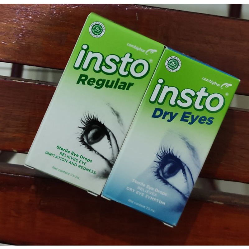 Insto Regular / Insto Dry Eyes / Mengobati Mata Merah / Iritasi Mata Ringan / Mata Kering